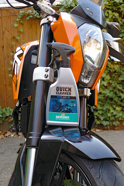 Motorex-Quick-Cleaner sauber