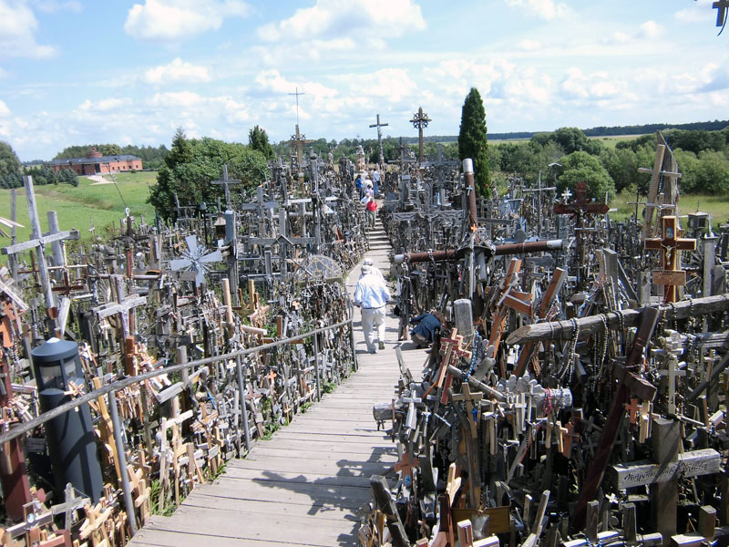 Der Berge der Kreuze in Litauen