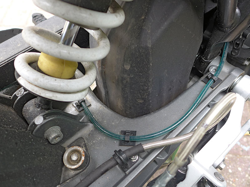 Scottoiler Verlegung