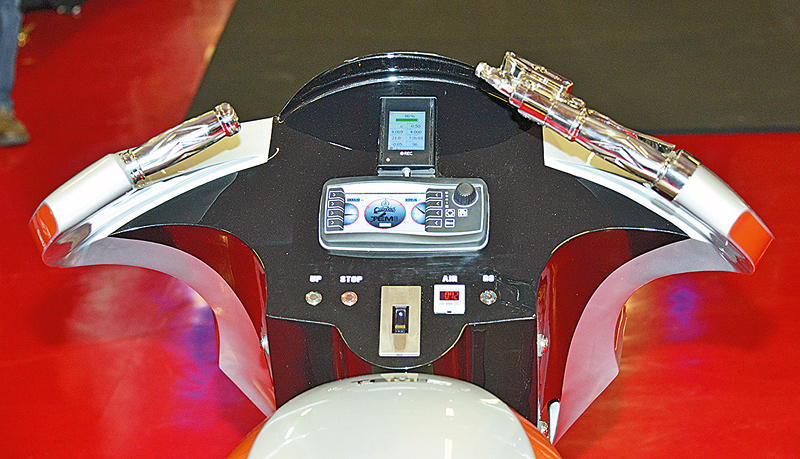 Das Cockpit geht schöner...