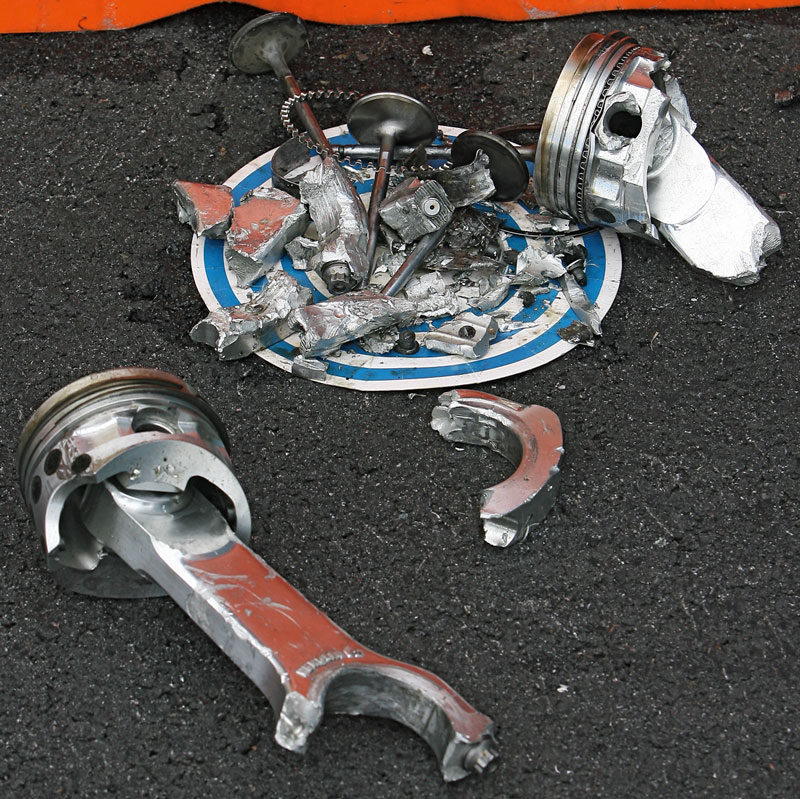 Dragster-Kernschrott