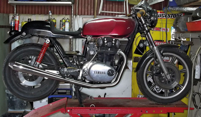 Yamaha XS 650 SE Cafe Racer Aufbau