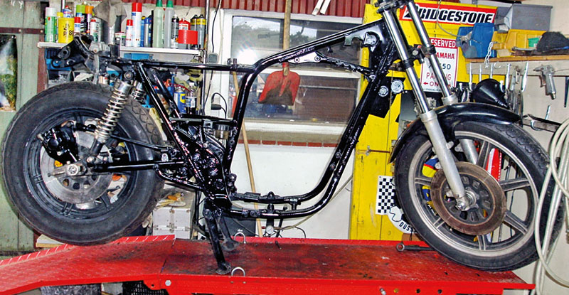 Yamaha XS 650 SE Cafe Racer gestrippt