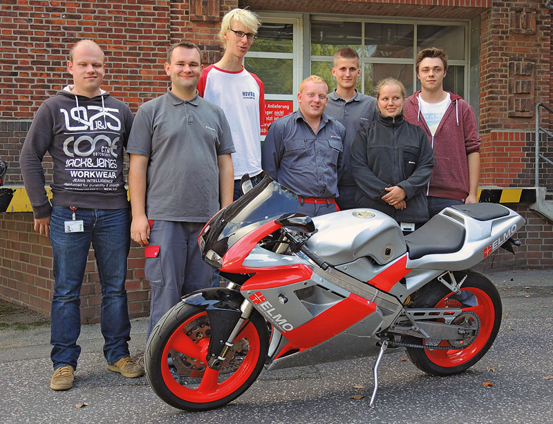 ELMO mit stolzem Azubi-Team 2014