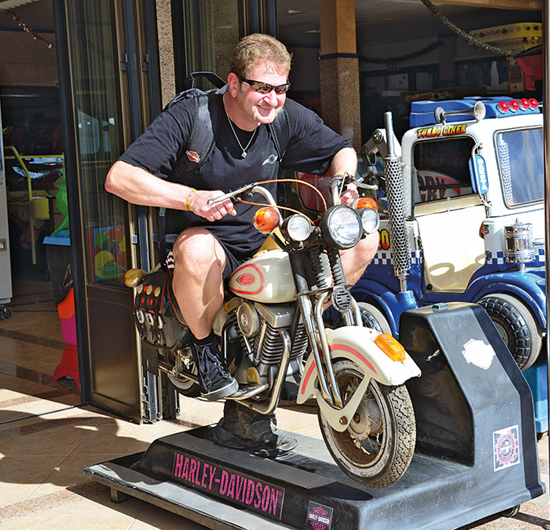 Erstes-Harley-Probesitzen