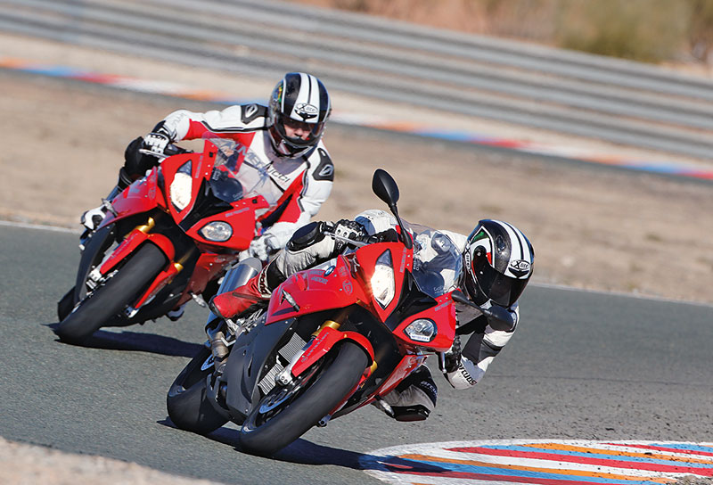 Rennstrecke mit Instruktor