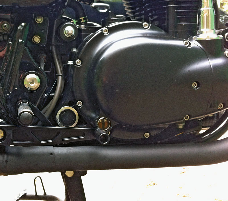 korrekter Oelstand Kawasaki W 800