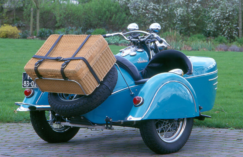 Indian Chief Gespann 1948 Heck