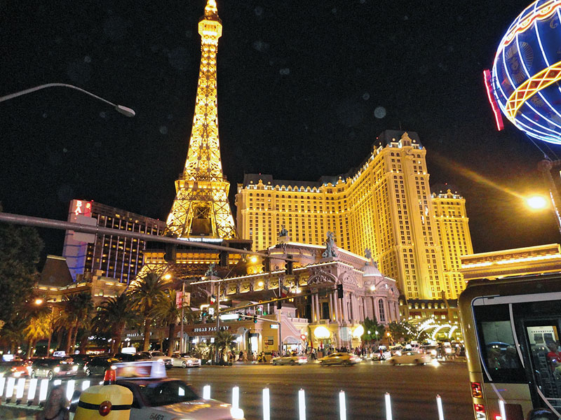 Tag5 Las Vegas Strip bei Nacht