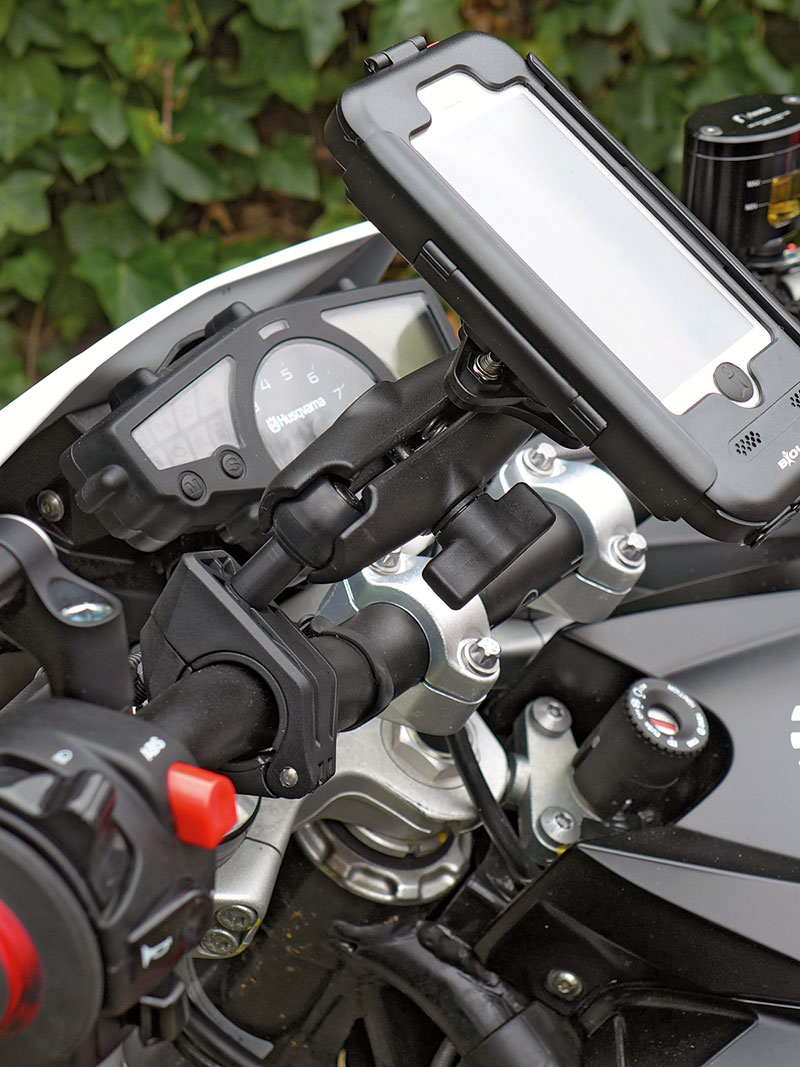 Montage an Klemmschelle