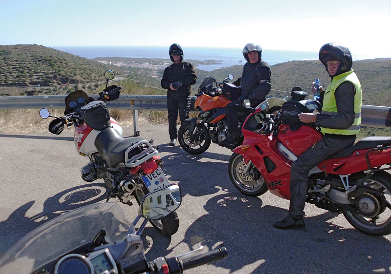 Mittelmeerkuestenstrasse bei Portbou