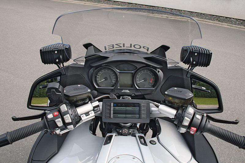 BMW R 900 RT Polizei Cockpit