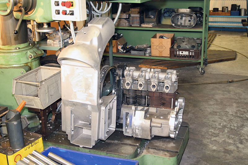 Teile und Motor Vorrat