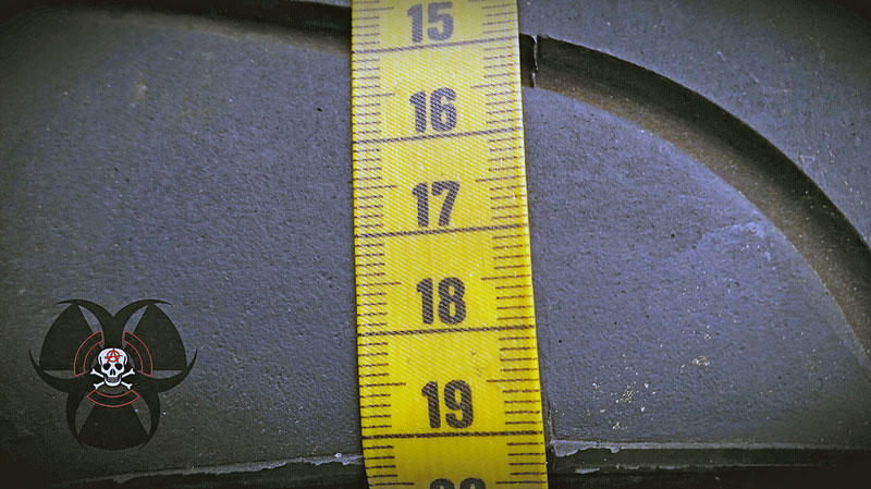 Pilot Power 2CT 160 60 17 hier im Vergleich am wenigsten Reifenflaeche