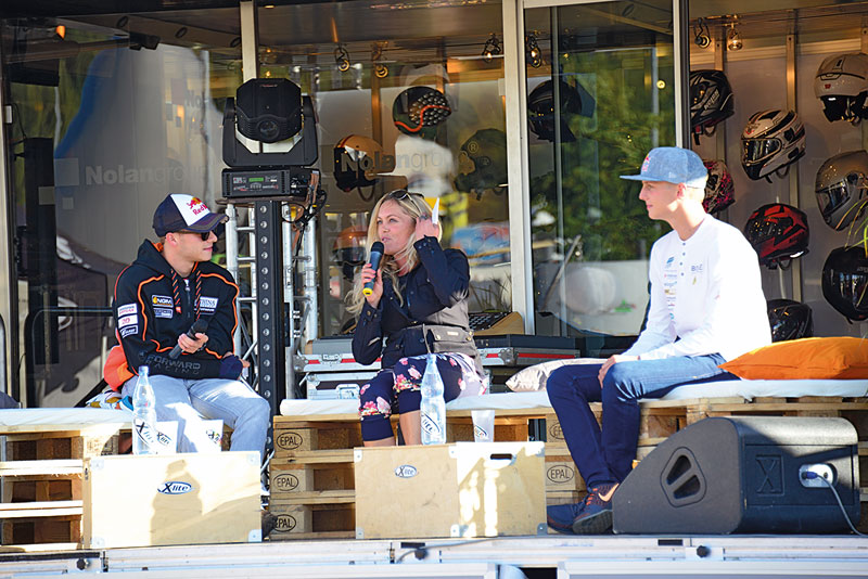 Sachsenring MotoGP2015 Stefan Bradl Katja Poensgen Florian Alt