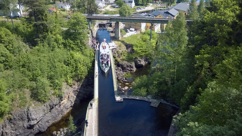 Aquaedukt in Haverud Schweden Dalsland
