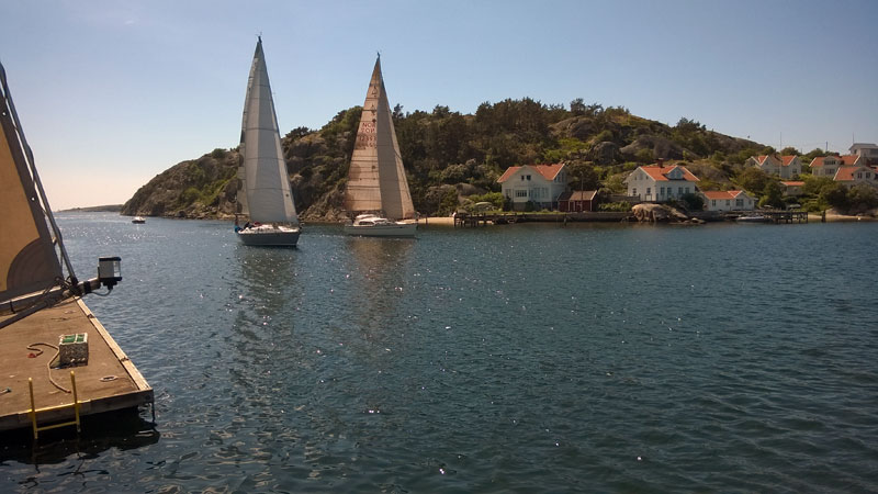 Segler in den Schaeren Schweden Dalsland