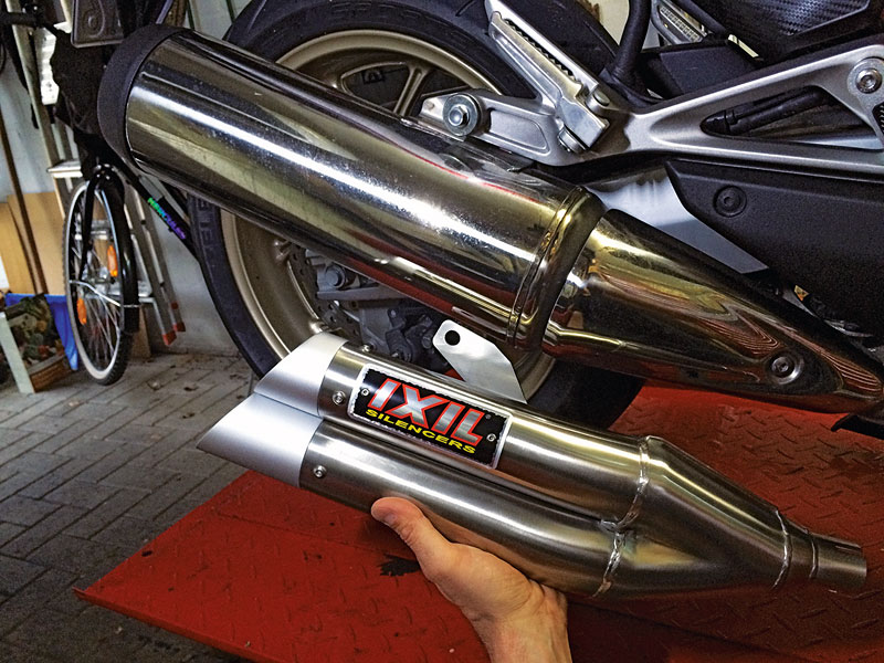 Original vs Ixil Honda NC 750 D Integra