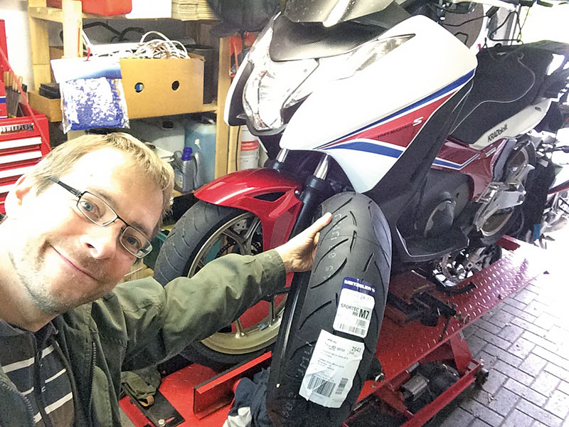 Reifenempfehlung Metzeler M7RR Honda NC 750 D Integra