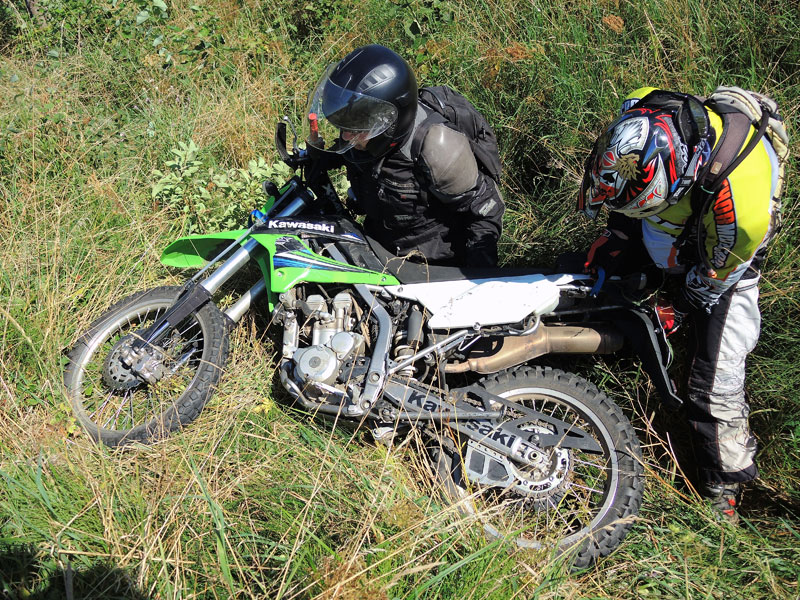 Kawasaki KLX250 Bergung
