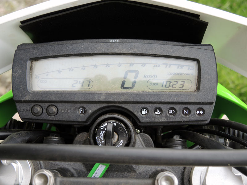Kawasaki KLX250 Cockpit
