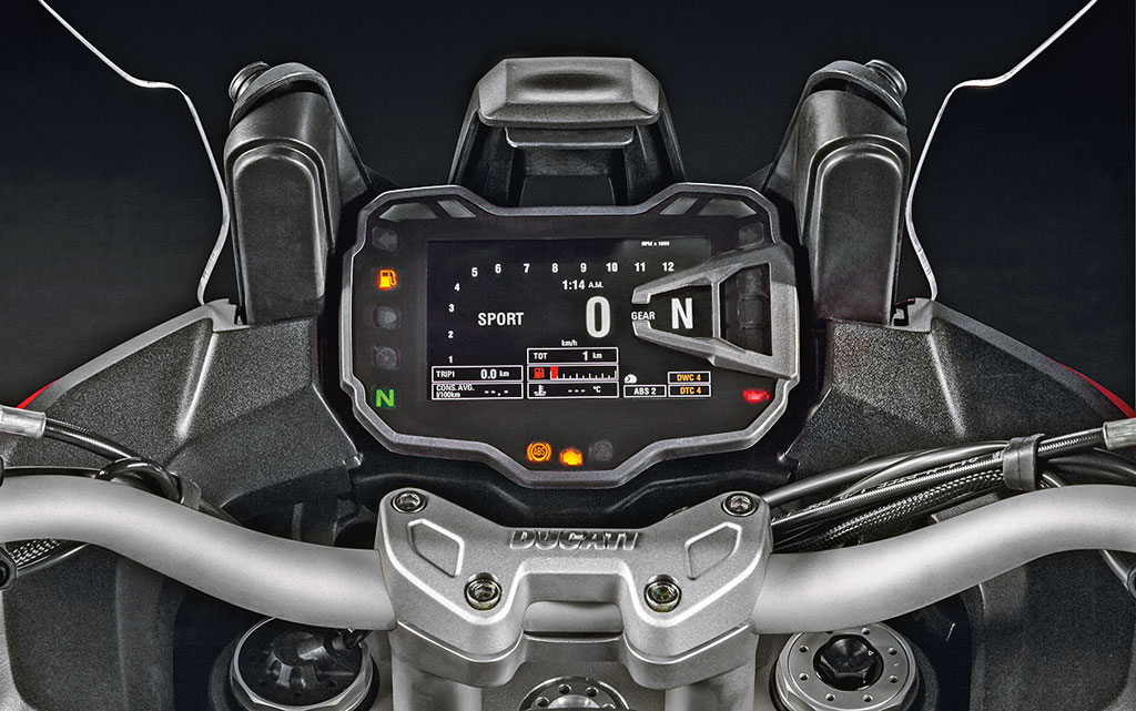 Ducati Multistrada 1200 S Modell 2015 Cockpit