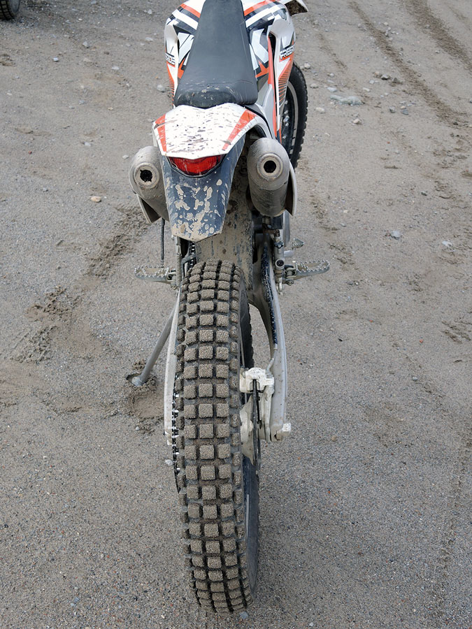 KTM Freeride 350 Heck