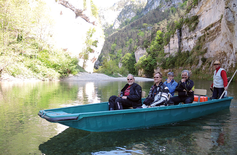 Barkenfahrt auf der Tarn