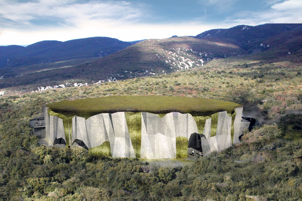 Nachbau der Hoehle La Caverne du Pont dArc