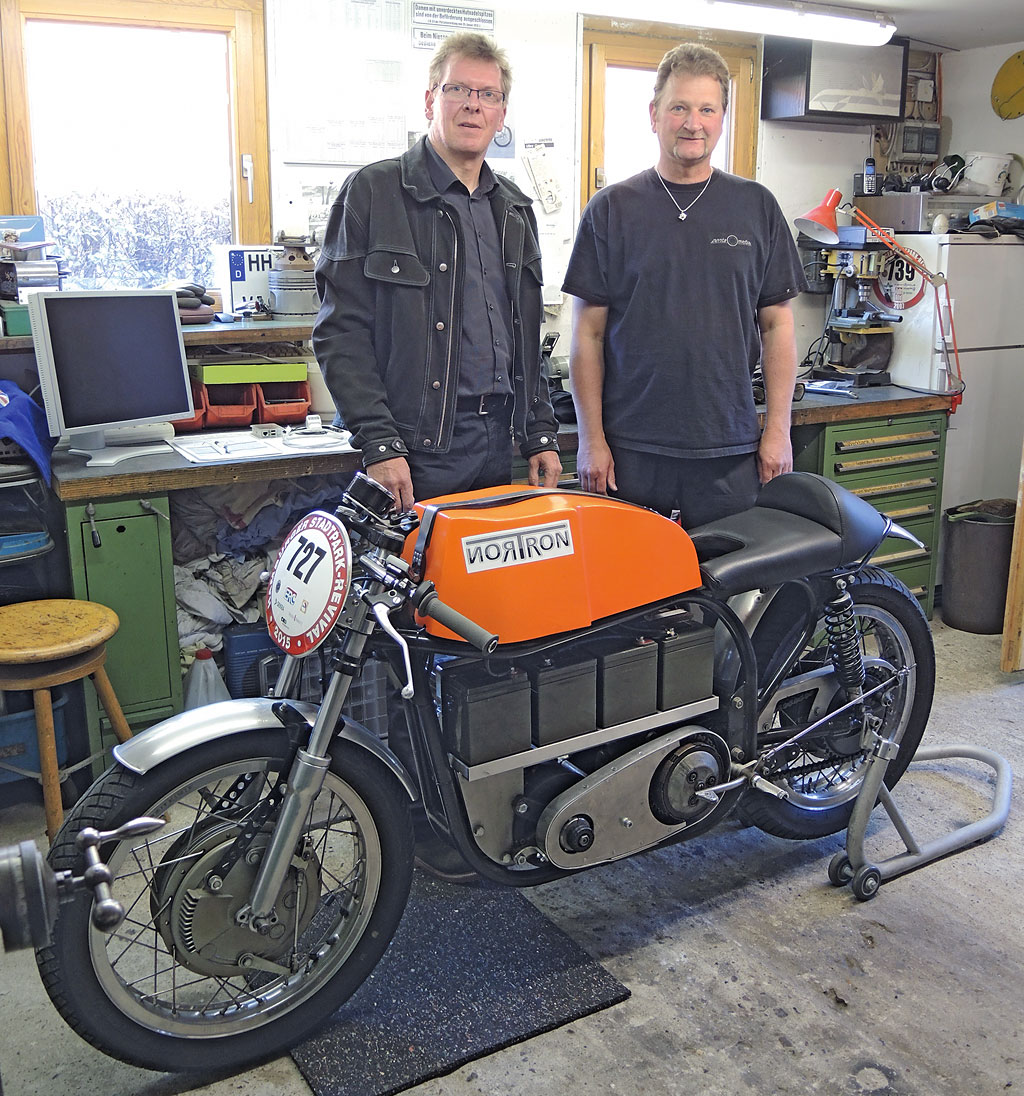 Nortron Besuch bei Juergen in der Werkstatt