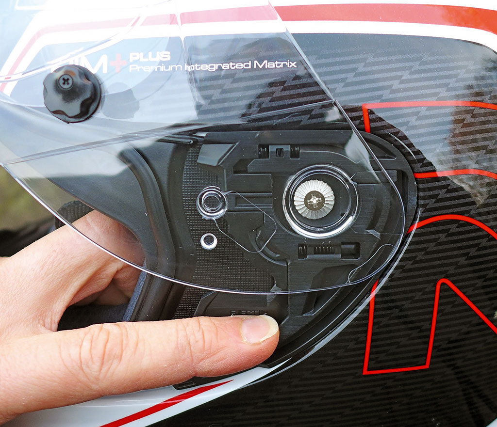 HJC RPHA11 Visier entriegeln