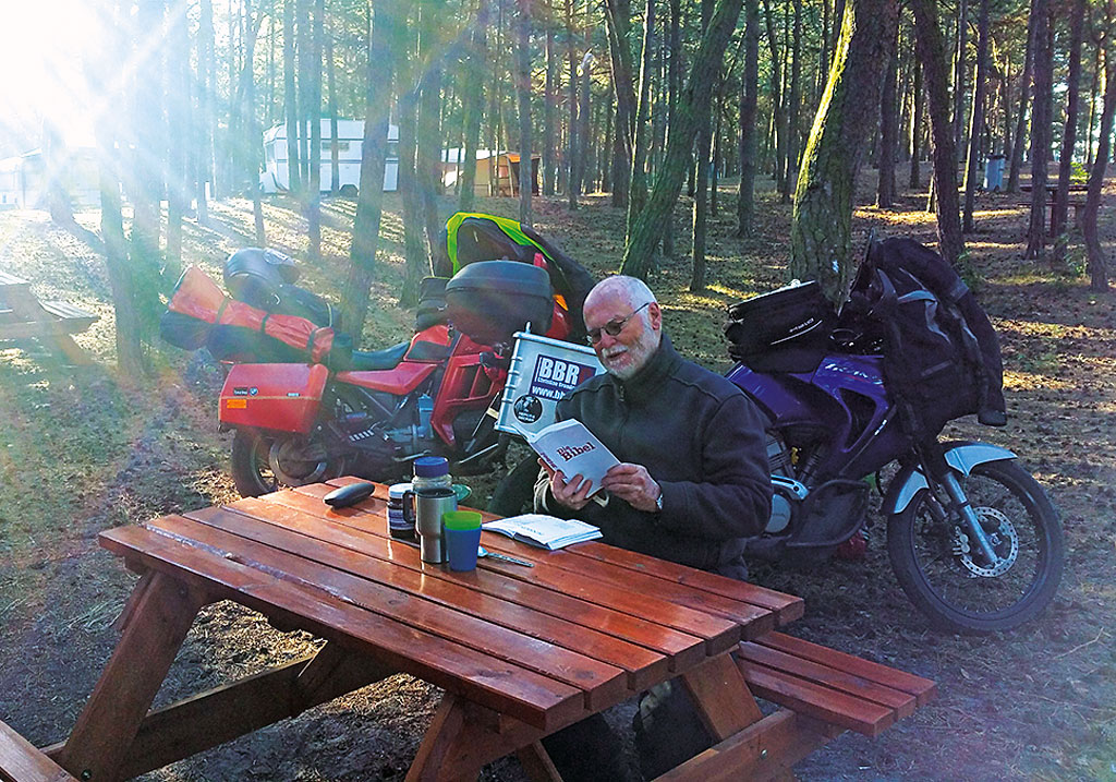Campingplatz Westerplatte Motorradtour Ostpreussen Masuren