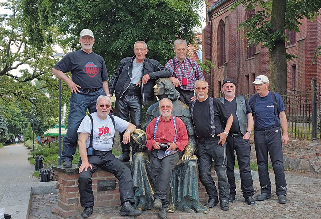 Nikolaus Kopernikus in Allenstein Motorradtour Ostpreussen Masuren