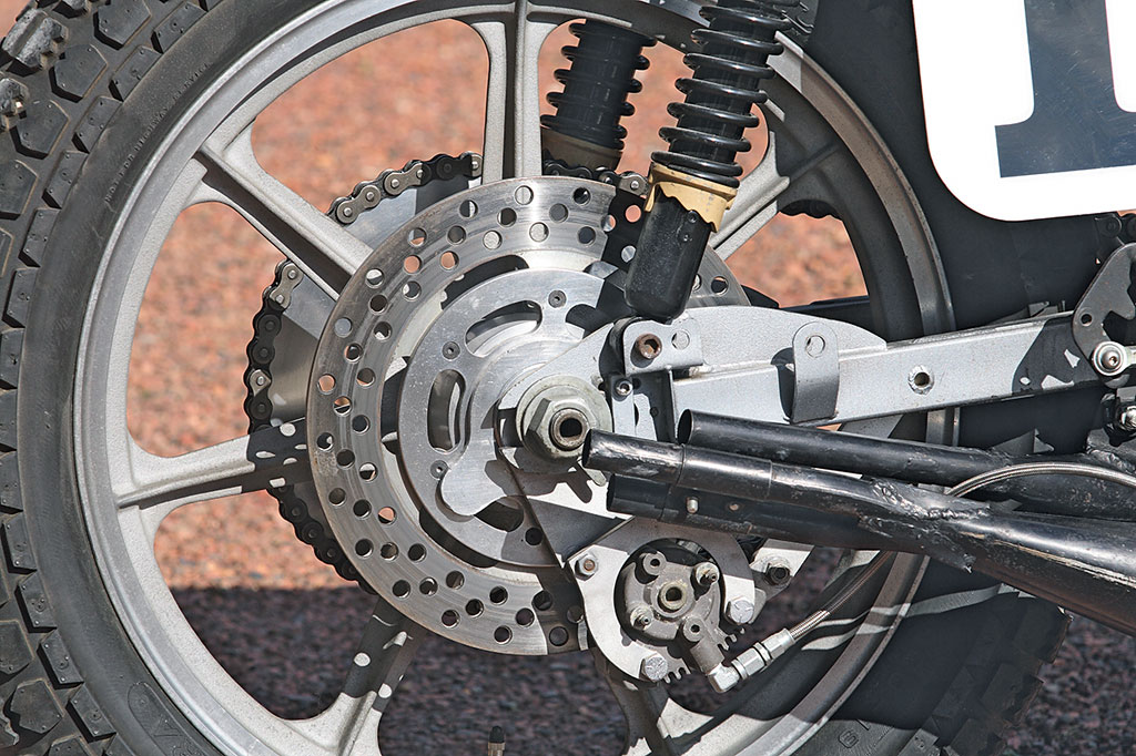 Kawasaki H2 Flattrack Hinterradbremse