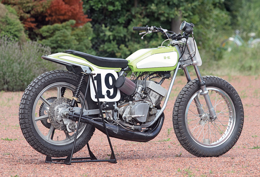 Kawasaki H2 Flattrack rechts