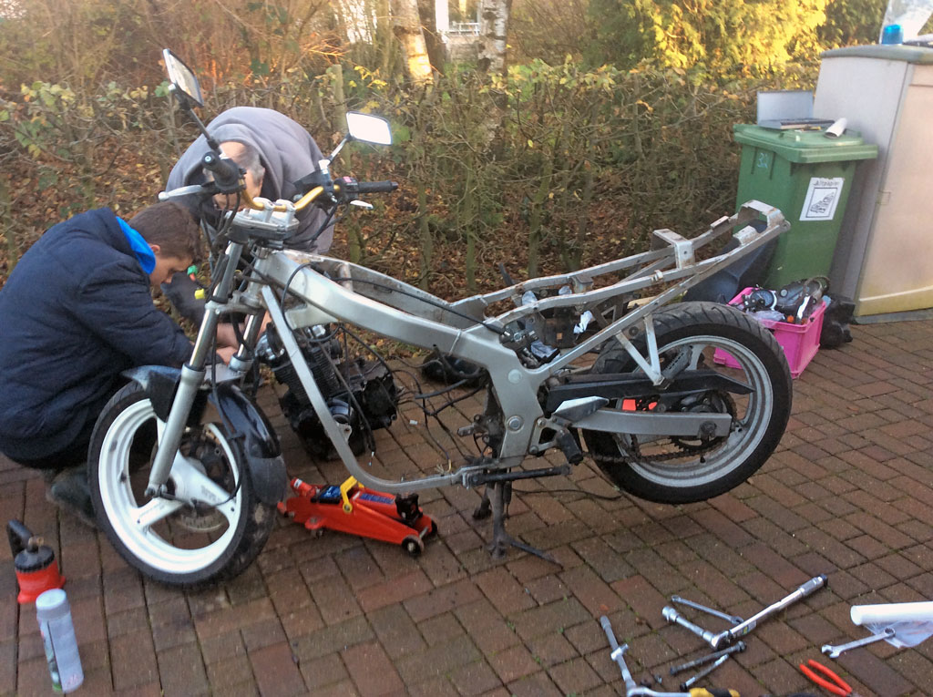 Suzuki GS500E Zerlegen