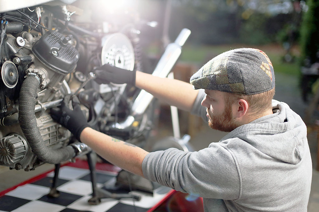 Honda CX500C Cafe Racer Schrauberaktion