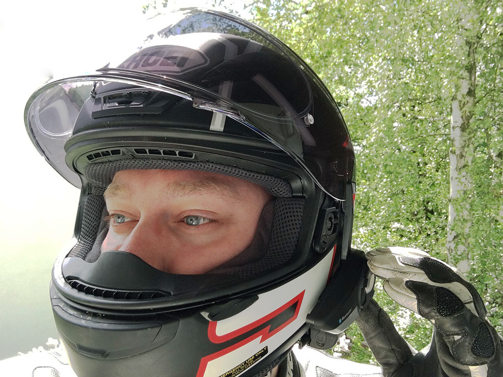 Sena20S Bedienung via Drehrad