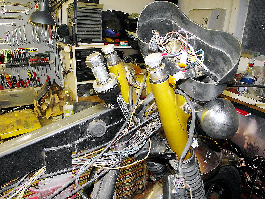 KTM RS125GP Kabelsalat