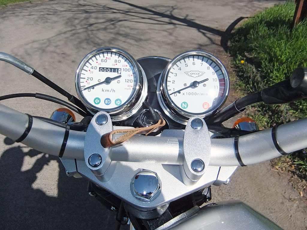 Orcal Astor Cafe 125 Cockpit