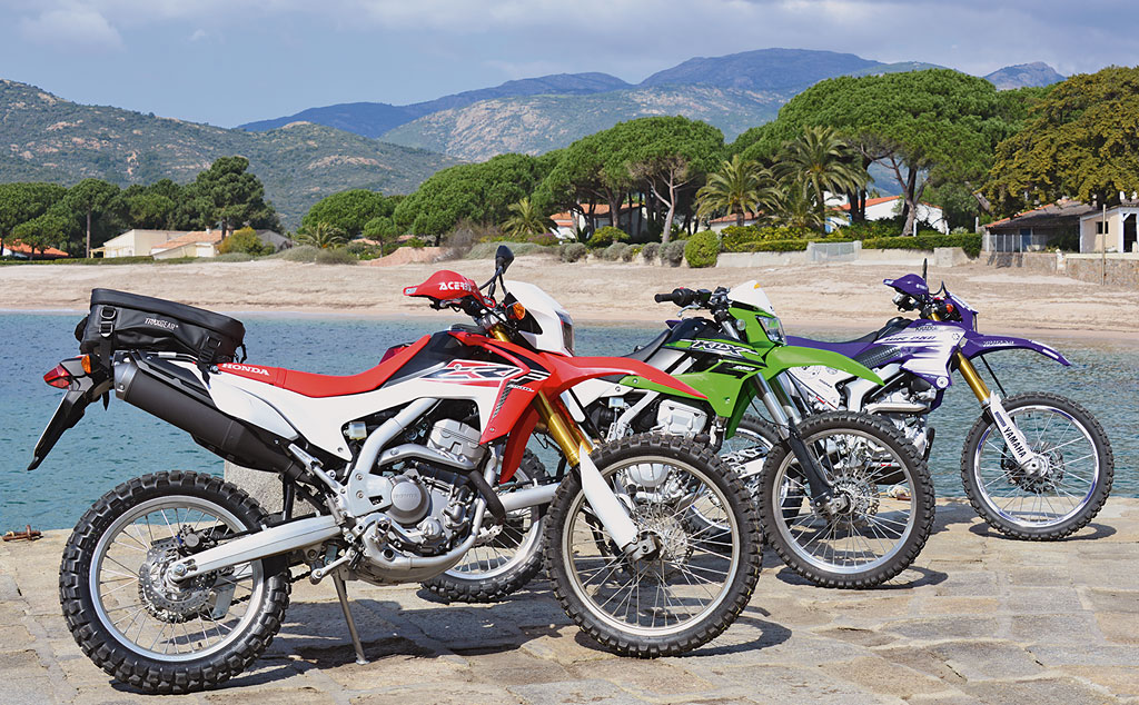 Endurotour Korsika Honda Kawasaki Yamaha