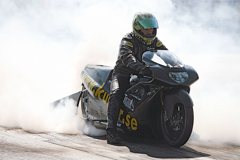 ProStock Dragster Burnout