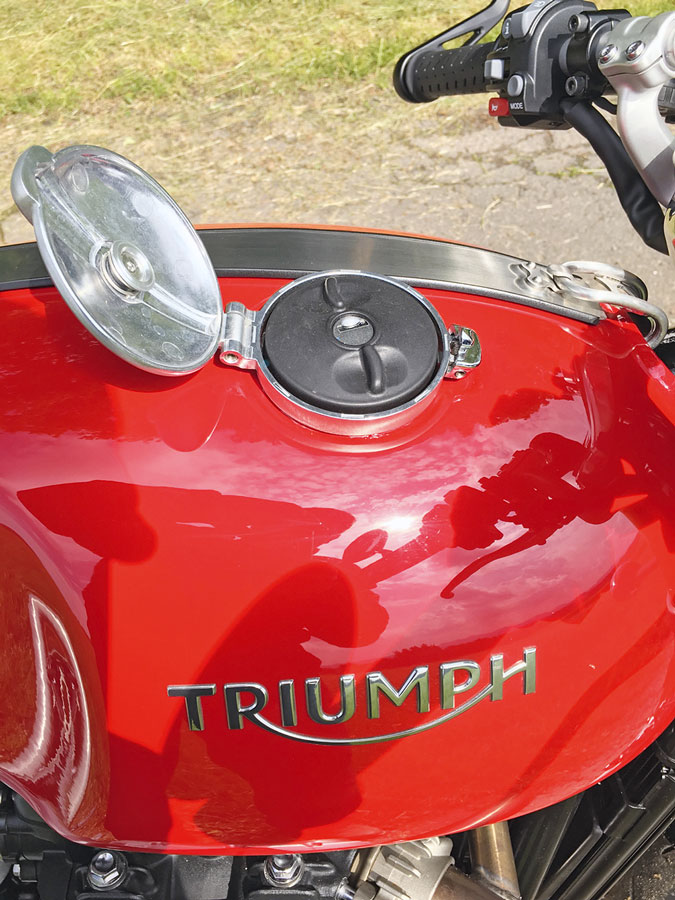 Triumph Thruxton R Tankdeckel