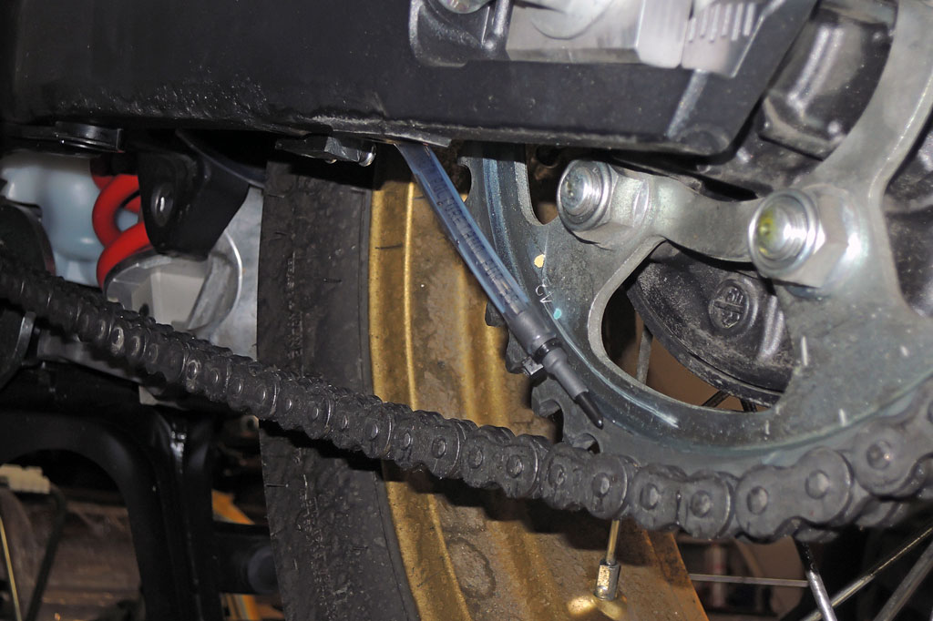 CLS Auslass am Kettenrad