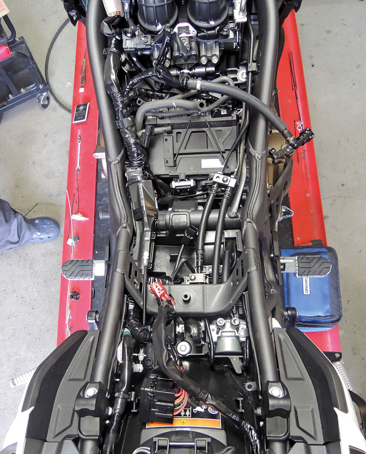 CLS Freilegen der Maschine