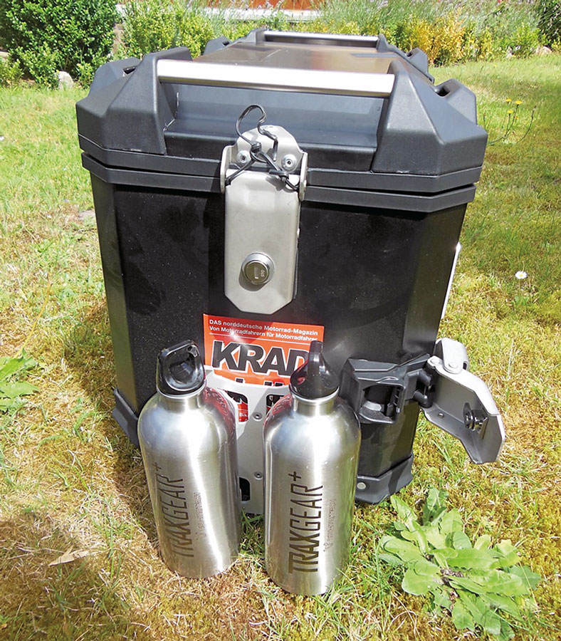 Trax Koffer Trinkflaschen