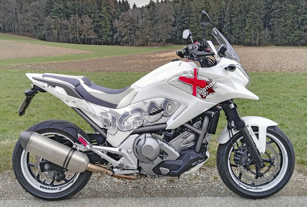 Honda NC 700 X Designumbau