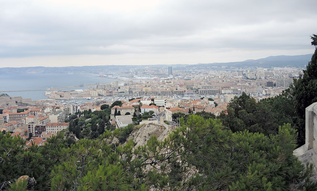 Blick auf Marseille