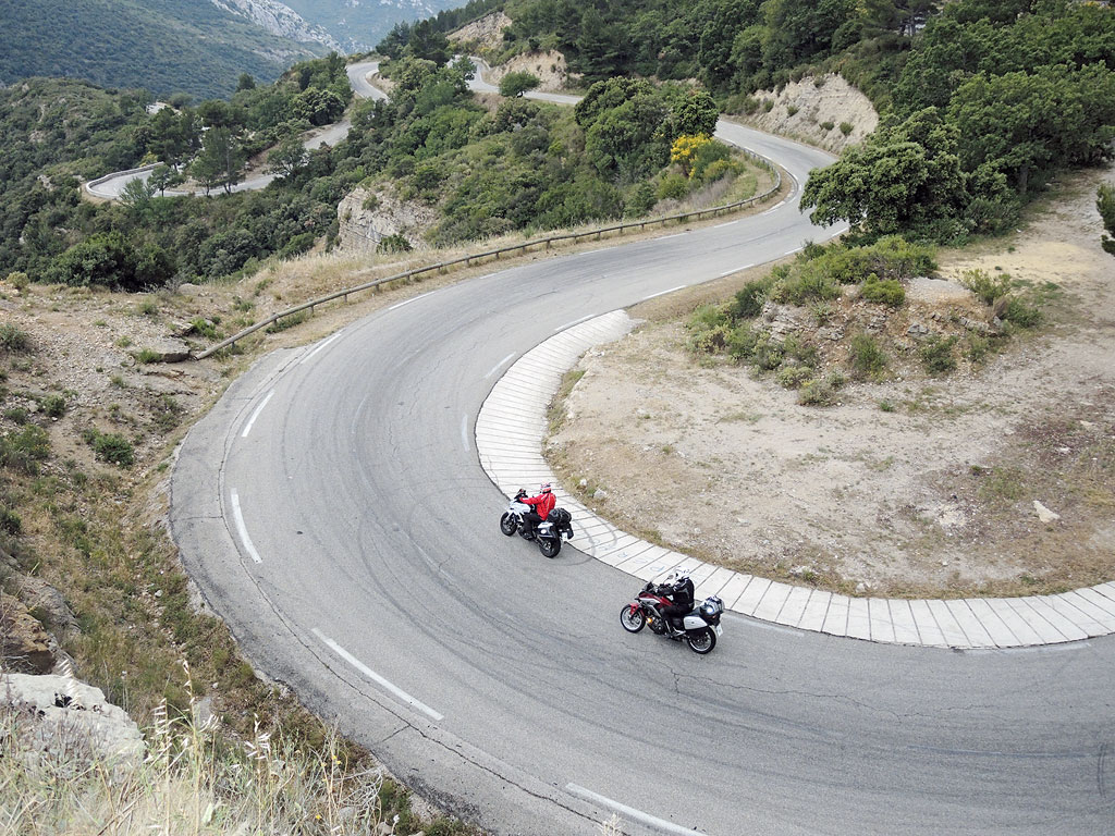 Serpentinen am Col de l Espigoulier