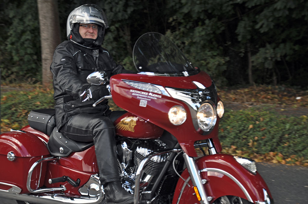 Indian Chieftain Modell 2016 Action
